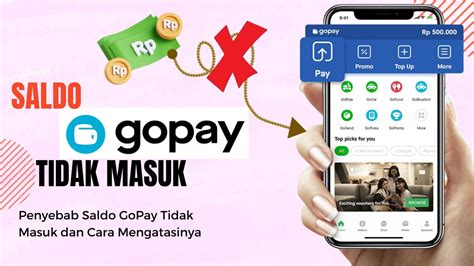 Saldo Gopay tidak masuk