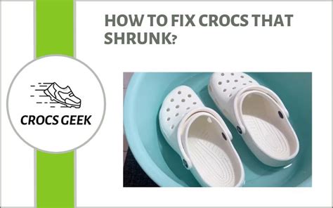 Shrunk Crocs Fix Supplies and Tools
