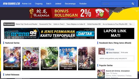 Tempat Download Anime Bahasa Indonesia Terbaik di Indonesia