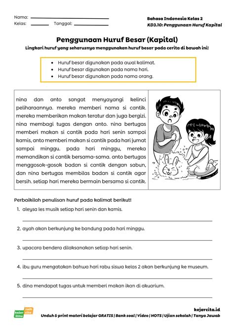 Soal UKK Bahasa Indonesia Kelas 7 Semester Genap - Soal Uraian
