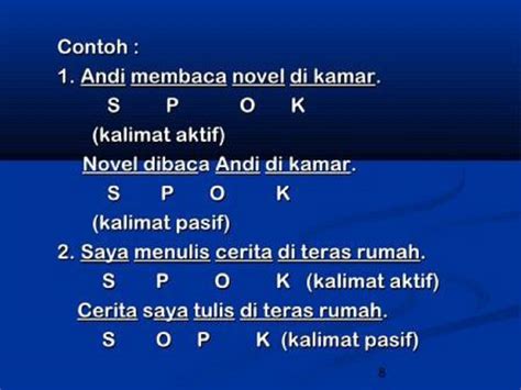 Struktur Kalimat Bahasa Indonesia