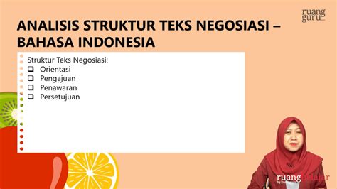 Struktur Teks Negosiasi Secara Kompleks Indonesia