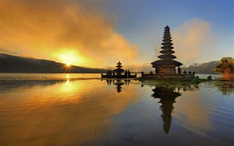 sunset in Indonesia