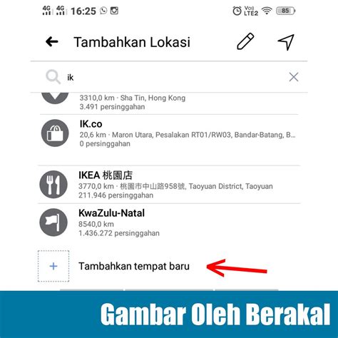 Tambah Lokasi Instagram Indonesia