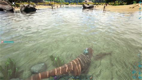Tamed creatures in Ark Survival Evolved fishing