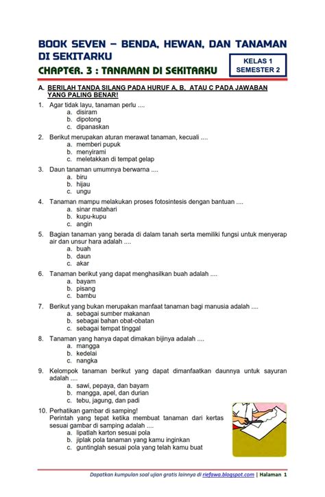 Tema 5 Kelas 1 Indonesia