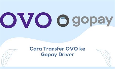 Transfer OVO to GoPay