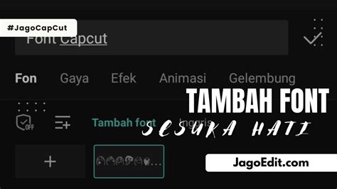 Tulisan Capcut di Android