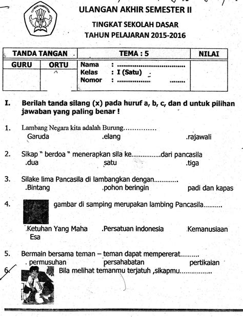 Ulangan PAI Kelas 5 Semester 1: Mengasah Pengetahuan Agama dan Budi Pekerti