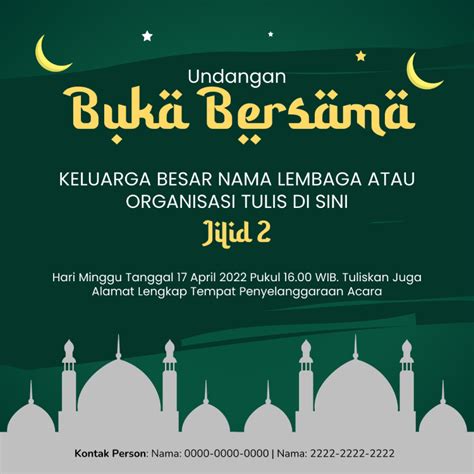 Undangan Bukber Bersama di Indonesia: Merayakan Kesanangan Ramadan
