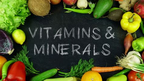 Vitamin and minerals