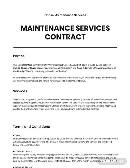 Website Maintenance and Support Contracts