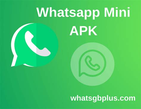 WhatsApp Mini APK download