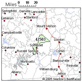 Zip Code Analysis for Somerset, Kentucky