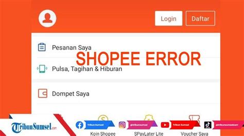 Akun Shopee Logout