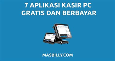 aplikasi kasir pc free dan berbayar