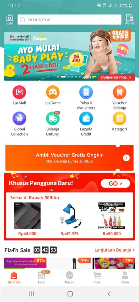 aplikasi lazada versi baru di android