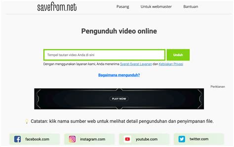 aplikasi savefrom indonesia