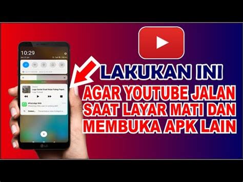 aplikasi youtube layar mati indonesia