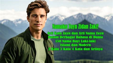 Artinya nama Zayn dalam bahasa Indonesia