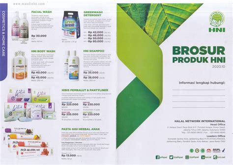 brosur promosi target market