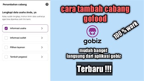 Cara Membuka Cabang GoFood di Indonesia