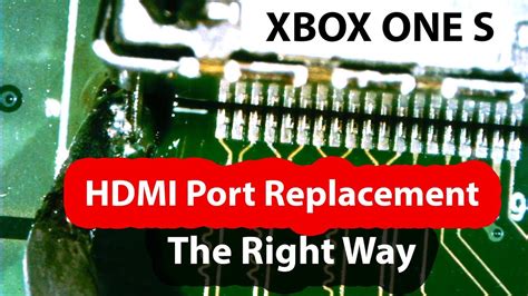 Cleaning HDMI Port on Xbox One