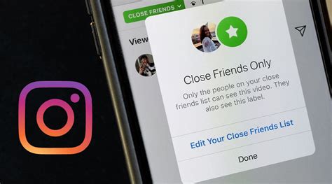 close friends list on Instagram