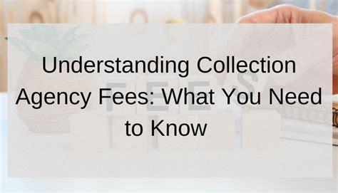 Collection Agency Fees