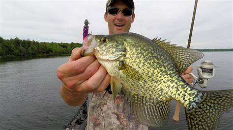 crappie fishing in various water conditions