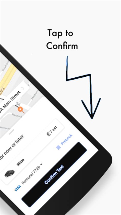 Delta Taxi App's User Interface