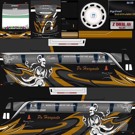 Download Template Bus Simulator Indonesia