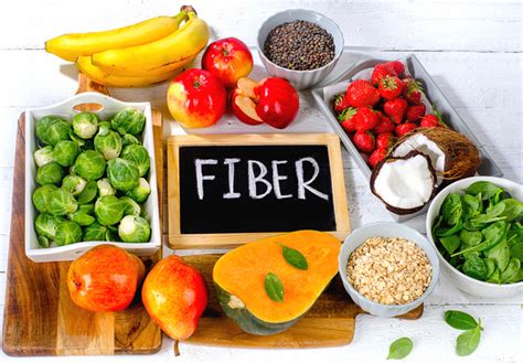 Drinking water with high fibre foods