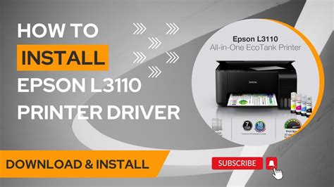 epson l3110 driver installation