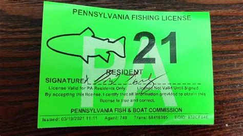 fishing license