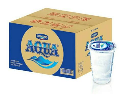 Harga Aqua Gelas 250 ml