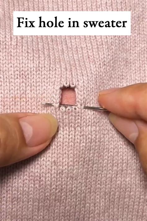 Patching the Hole in a Sweater