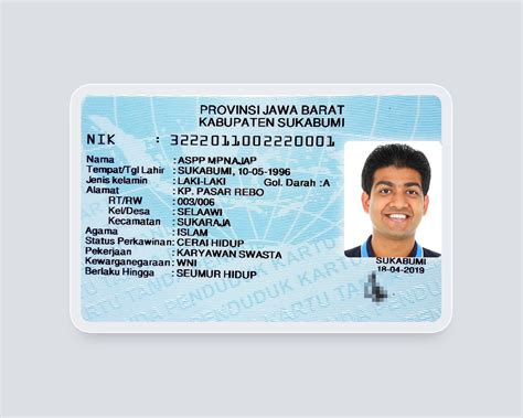 Ukuran ID Card A1 di Indonesia
