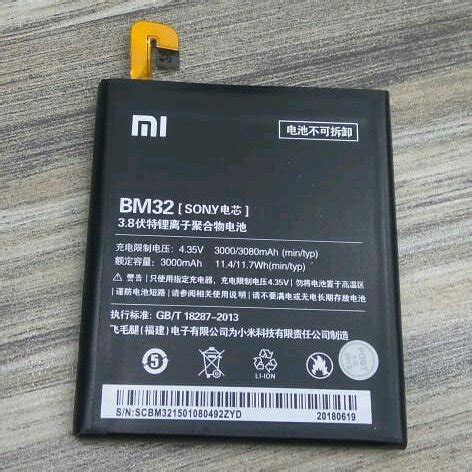 Kapasitas Baterai Xiaomi Mi 4LTE