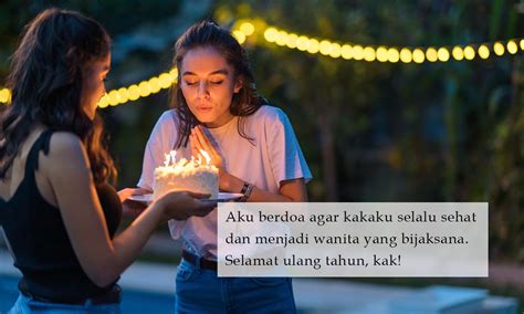 Kata-Kata Ucapan Selamat Ulang Tahun untuk Adik Perempuan