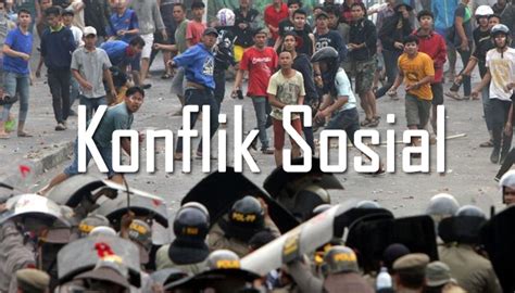 kelompok sosial dan konflik sosial dalam masyarakat