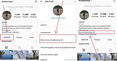 Konten Tidak Relevan dengan Link Bio Instagram