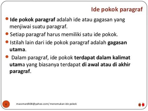 Kumpulan Kalimat Utama Tiap Paragraf dalam Bacaan Disebut in Indonesia