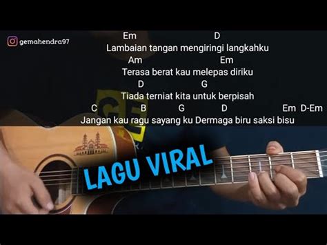 Kunci Gitar Lagu Dermaga Biru