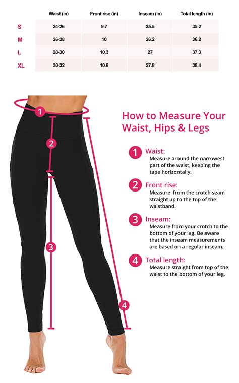 choosing the right size of leggings