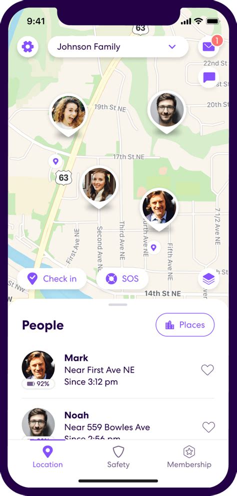 Life 360 app settings