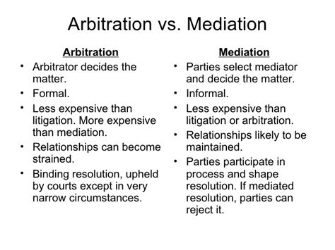 mediation arbitration partnership