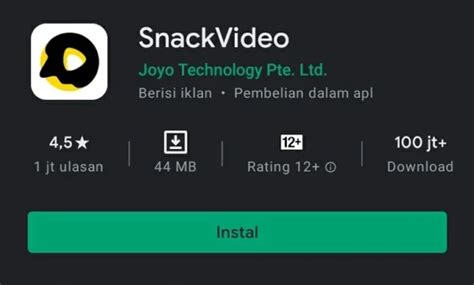 cara hapus akun snack video permanen