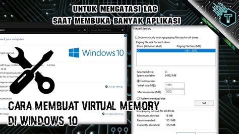 Virtual Memory pada Windows 10: Pengertian, Fungsi, dan Cara Mengaktifkan