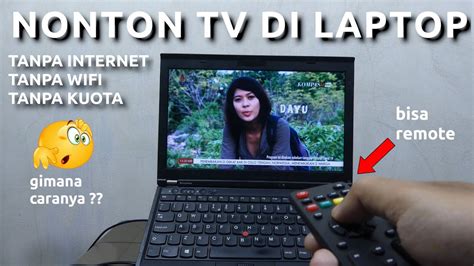 menonton tv di laptop indonesia